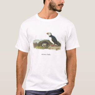 Atlantischer Papageientaucher, John Audubon T-Shirt