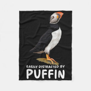Atlantischer Papageitaucher Muffin Seevogel Leicht Fleecedecke
