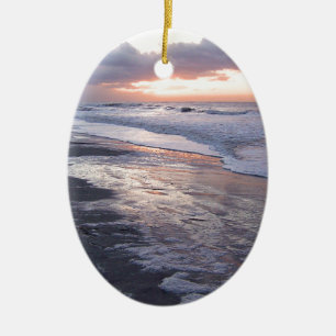 Atlantischer Sonnenaufgang Keramik Ornament