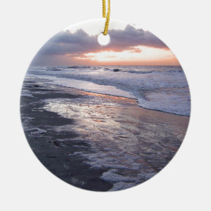 Atlantischer Sonnenaufgang Keramik Ornament