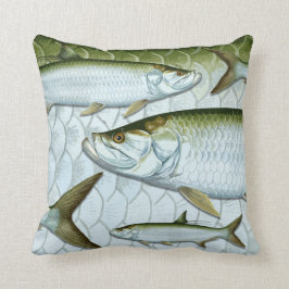 Atlantisches Tarpon-Wurfs-Kissen Kissen