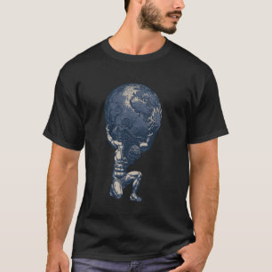 Atlas Altgriechische Mythologie Griechischer Gott  T-Shirt