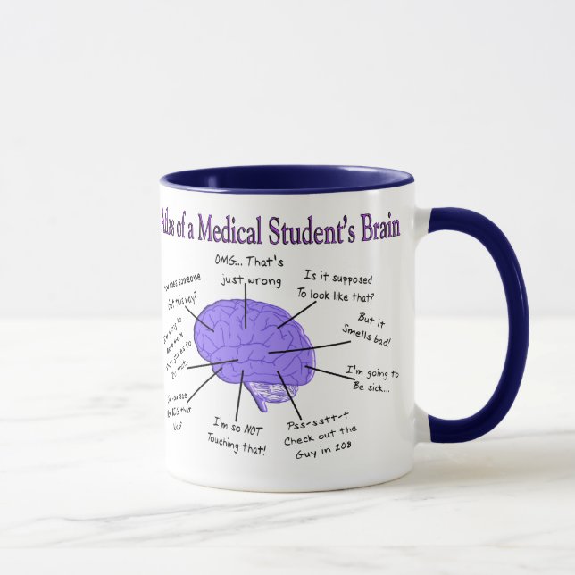 Atlas des Gehirns #2 eines Medizinstudenten Tasse (Rechts)