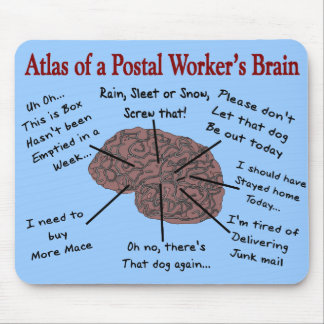 Atlas des Gehirns eines Postangestellters Mousepad