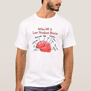 Atlas des Jurastudent-Gehirns T-Shirt
