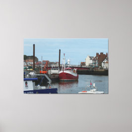 Atlas für Fischereifahrzeuge in Whitby Harbour Eng Leinwanddruck