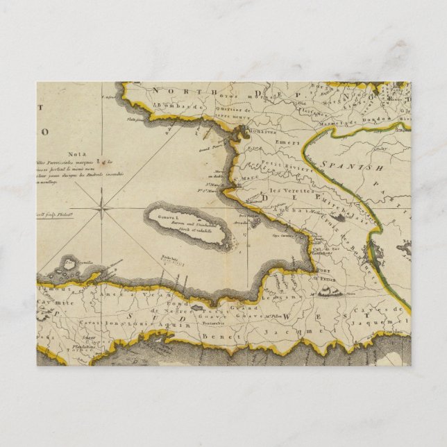 Atlas Karte von Haiti (Vorderseite)
