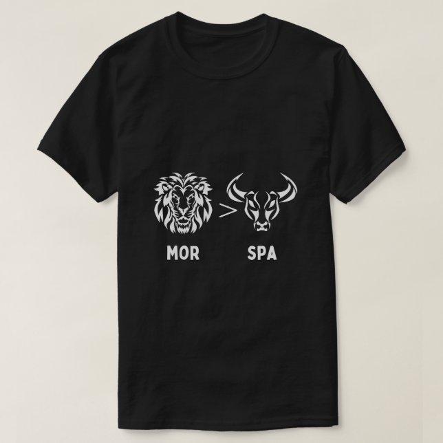 Atlas Lions Marokko Fußball Spanien Löwe Niedliche T-Shirt (Design vorne)