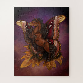 Atlas Moth Fairy Horse Poster