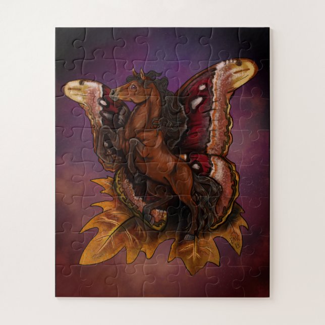 Atlas Moth Fairy Horse Poster (Vertikal)