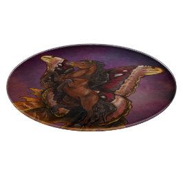 Atlas Moth Fairy Horse Schneidebrett