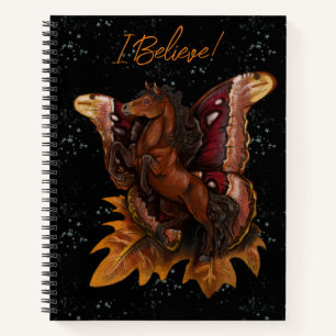 Atlas Moth Fairy Horse Sketchbook Carnet