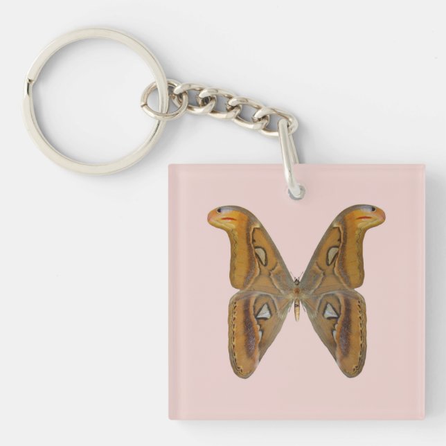 Atlas Moth Schlüsselanhänger (Vorderseite)