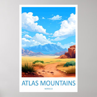 Atlas Moutains Impression sur toile Atlas