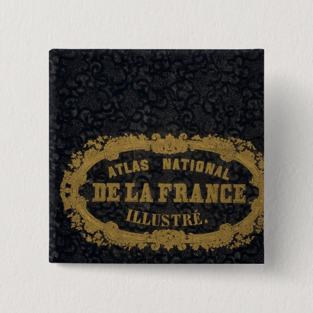 Atlas National de France Button (Vorderseite)
