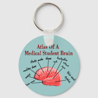 Atlas of Medical Student Brain Schlüsselanhänger