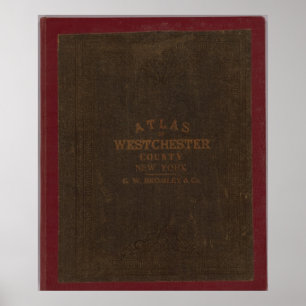 Atlas of Westchester Landkreis, NY Poster