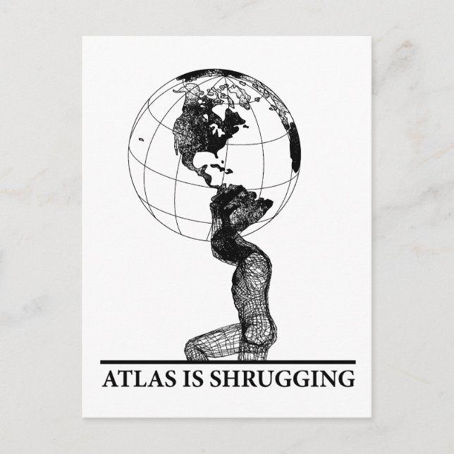 Atlas Postkarte (Vorderseite)