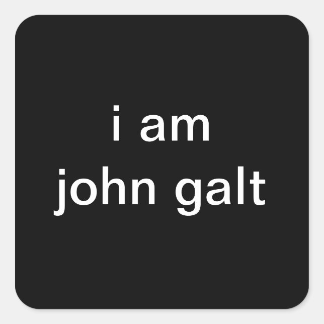 ATLAS SHRUGGED STICKERS (Vorderseite)