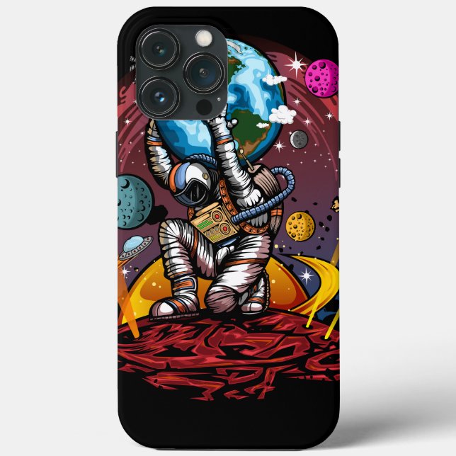 Atlas Space Man Case-Mate iPhone Hülle (Rückseite)