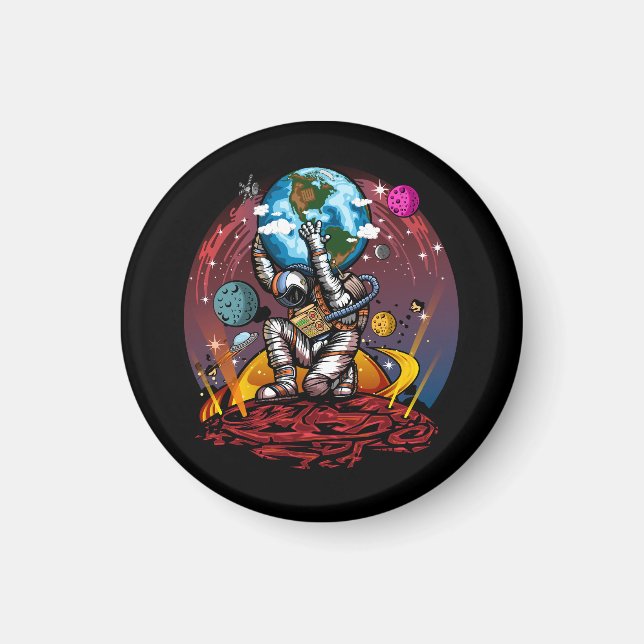 Atlas Space Man Magnet (Vorne)