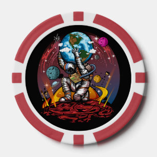 Atlas Space Man Pokerchips