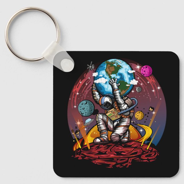 Atlas Space Man Schlüsselanhänger (Vorderseite)