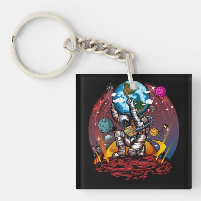 Atlas Space Man Schlüsselanhänger (Vorderseite)