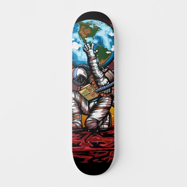 Atlas Space Man Skateboard (Vorderseite)