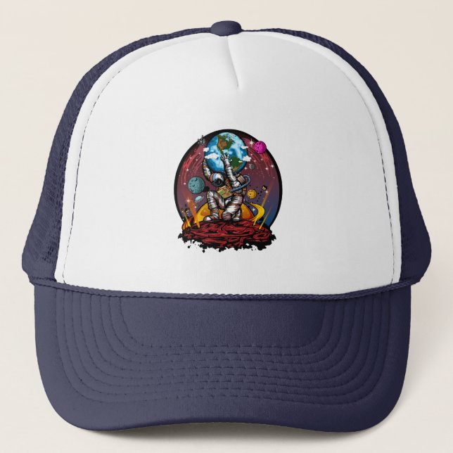 Atlas Space Man Truckerkappe (Vorderseite)