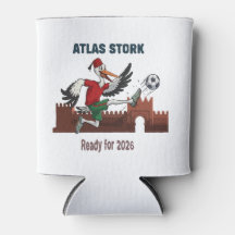 Atlas-Storch Marokko Fußball 2026 Sportmaskottchen