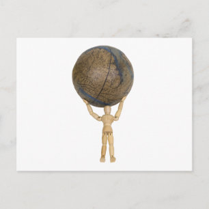 AtlasGlobe112409 Postkarte