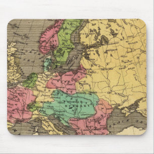 Atlaskarte Europa Hand Mousepad