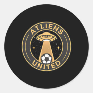 Atliens United, 404 United Atlanta Fußball Fan Tri Runder Aufkleber