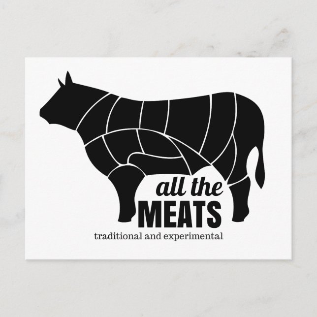 ATM - Beefy Badness Postkarte (Vorderseite)