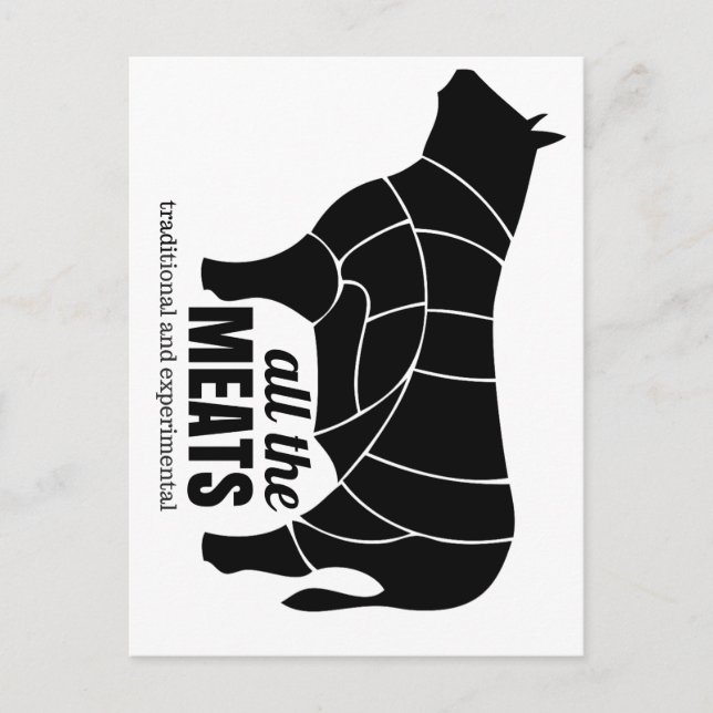 ATM - Beefy Badness Postkarte (Vorderseite)