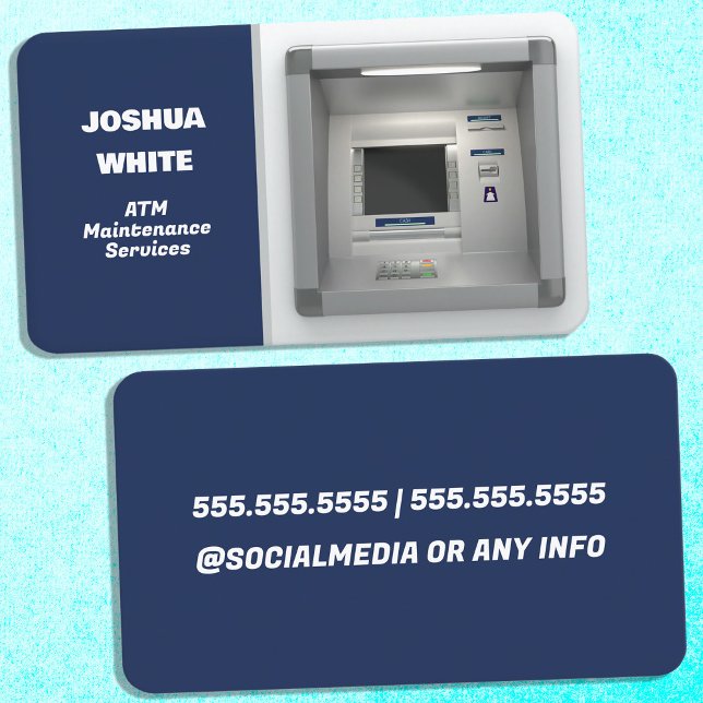 ATM-Dienste Visitenkarte (ATM Services Business Cards)