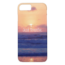 Atme einfach! Beach Ocean Sunset Case-Mate iPhone Hülle