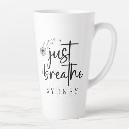 Atme einfach den Dandelion-Individuelle Name Milchtasse