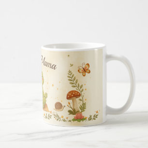 Atme Mama Süßer Frosch Achtsamkeitskunst Kaffeetasse