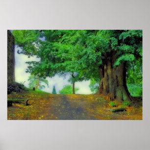 Atme tief ein! Bezaubernde Landschaft Poster