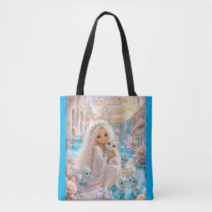 Atme. Träume. Schaffe. Enchanted Realm Tote Bag Tasche