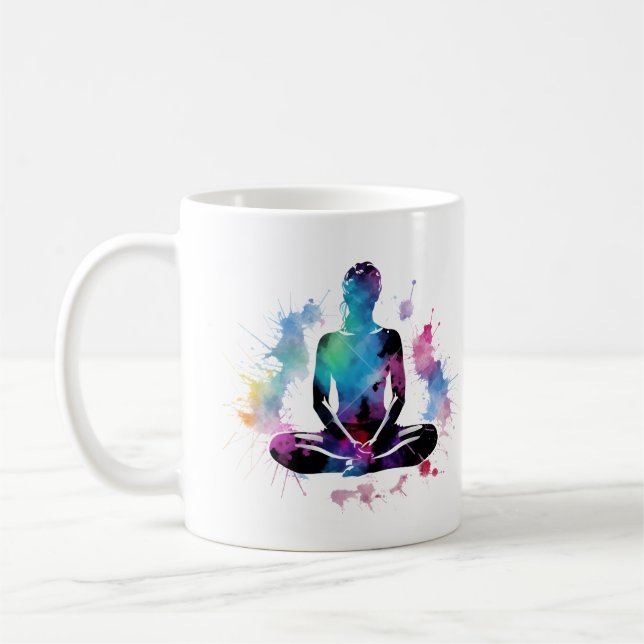 Atmen, Entspannen, Fokus Kaffeetasse (Links)