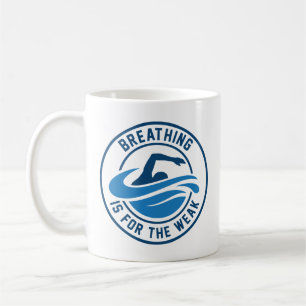 Atmen ist für die Schwäche Kaffeetasse