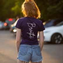 "atmen" Motivierend T - Shirt der Frauen