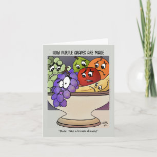 Atmen Sie die flache Note Card