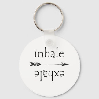 Atmen Sie die Luft aus dem Atmen Yoga Meditation Schlüsselanhänger