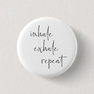 Atmen Sie die Minimalistische Atmung der Exhale Me Button