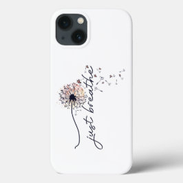 Atmen Sie einfach den Kronleuchter Ermutigung Yoga Case-Mate iPhone Hülle
