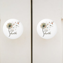 Atmen Sie einfach den Kronleuchter mit Schmetterli Keramikknauf